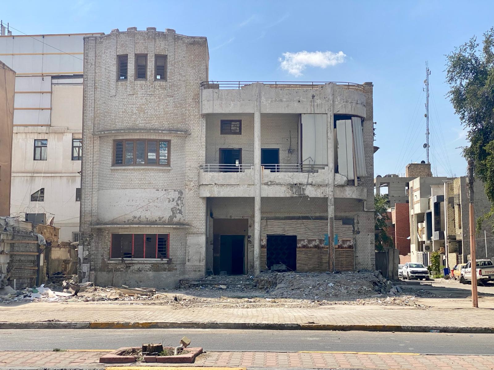 His childhood home in Karadeh, Baghdad